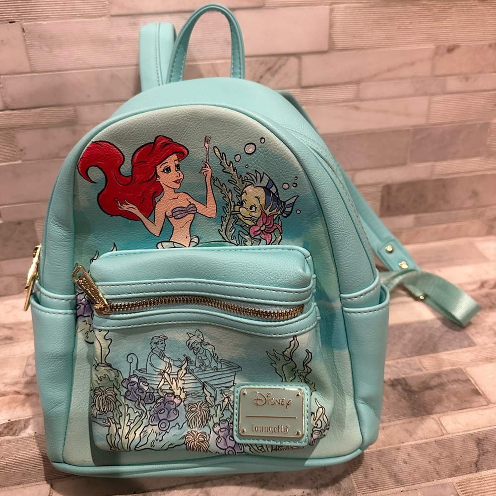Loungefly Disney Ariel Blue Backpack